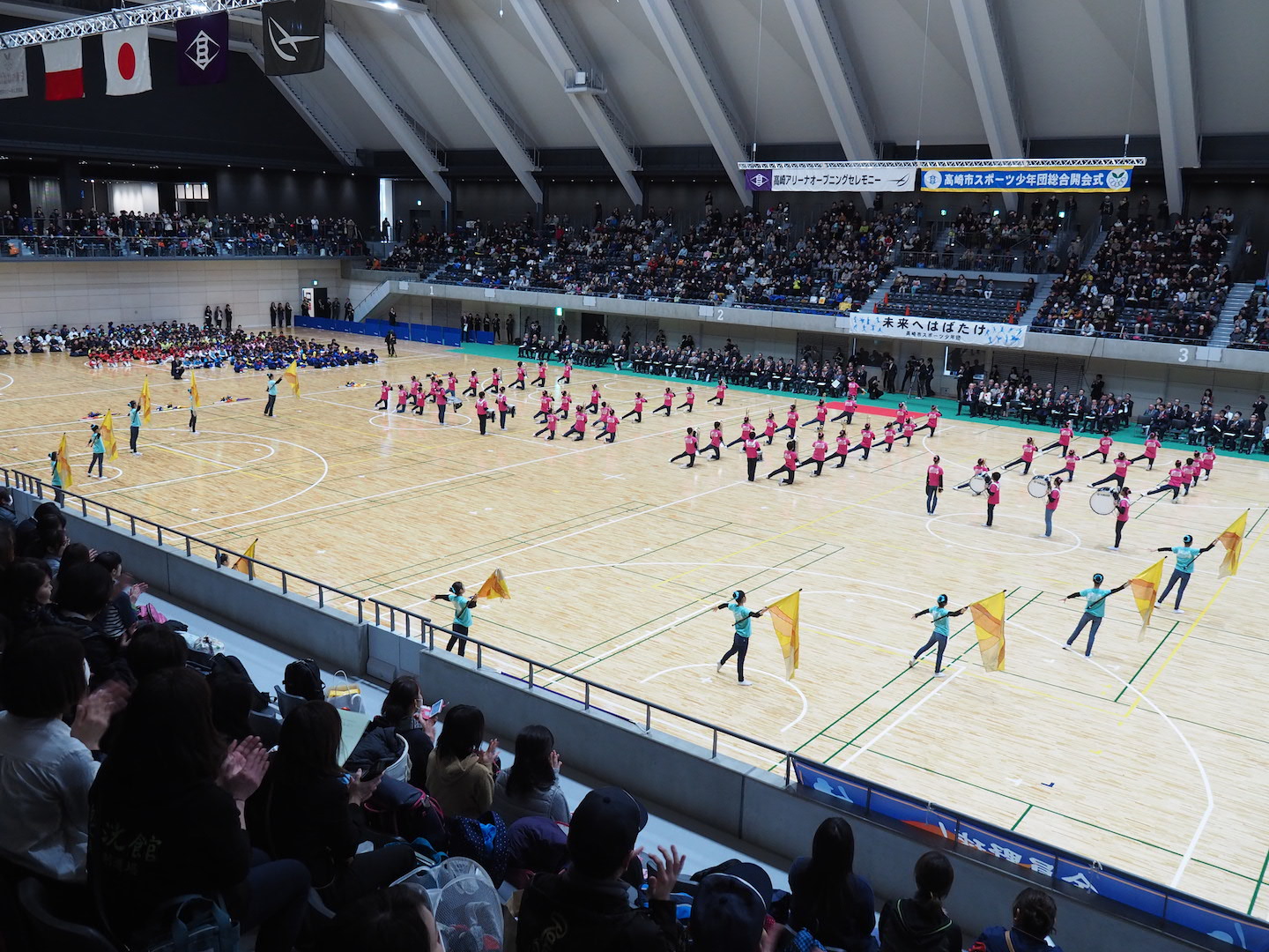 Takasaki Arena Opening Ceremony<br />Performed by<br />The Takasaki Technical Leaders Marching Band 3