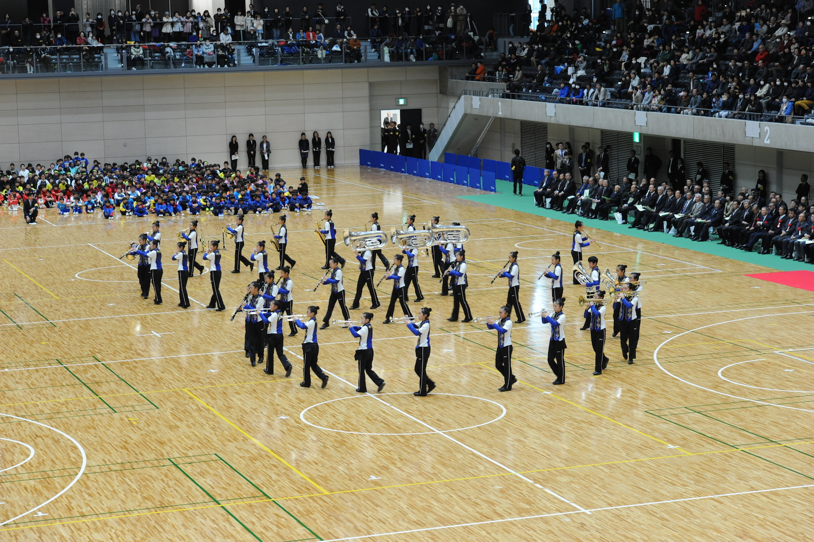 Takasaki Arena Opening Ceremony<br />Performed by<br />The Tsukasawa Junior High School Marching Band 1