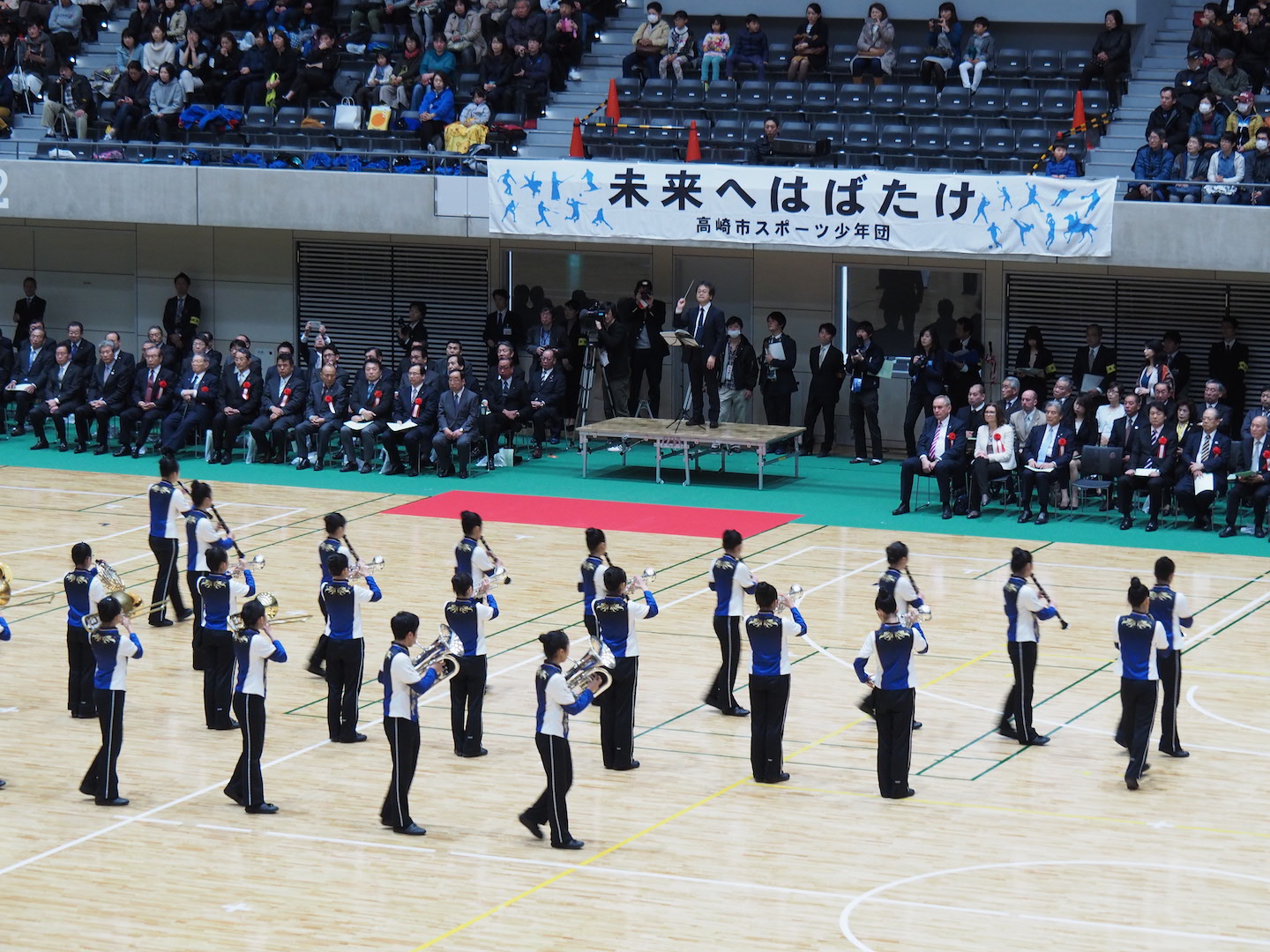 Takasaki Arena Opening Ceremony<br />Performed by<br />The Tsukasawa Junior High School Marching Band 3